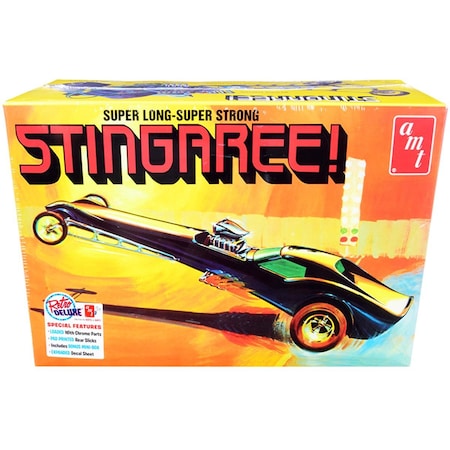 Amt Skill 2 Model Kit Stingaree Custom Dragster 1-25 Scale Model Car AMT1259